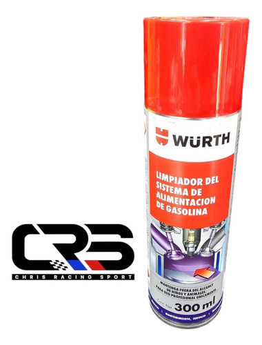 Limpiador Sistema De Admision Y Gasolina Wurth 300 Ml Aleman