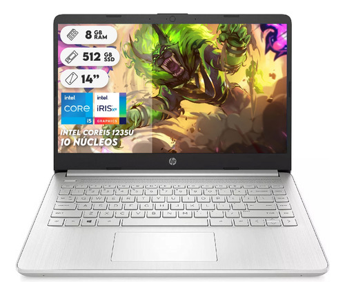 Portatil Hp 12ava Gen Intel I5 1235u Ssd 512gb Ram 8gb 