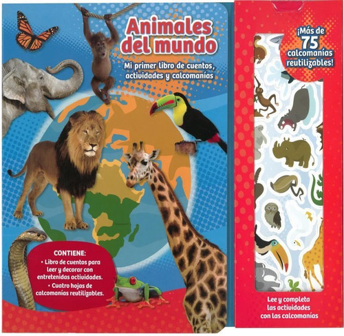 Animales Del Mundo - Con 75 Stickers