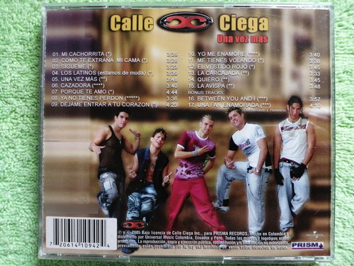 Eam Cd Calle Ciega Una Vez Mas + Remix Servando & Florentino