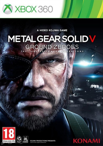 Metal Gear Solid V Ground Zeroes Xbox 360 Fisico