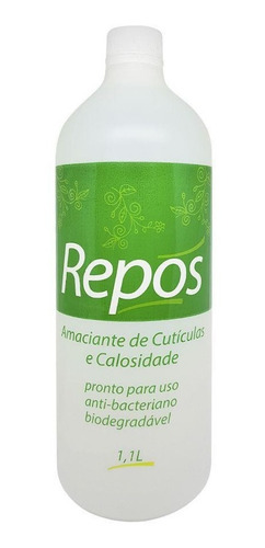 Imagem 1 de 1 de Repos Amaciante De Cutículas E Calosidades 900ml