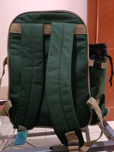 Mochila Ozark Trail Con Equipo Para Dia De Campo Verde Liso (Usado)
