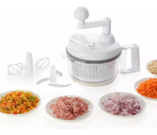 Mini Liquidificador Manual Sauce Chopper Para Cortar Vegetai