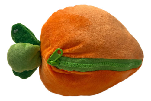 Cenoura Com Coelho De Pelúcia Presente Páscoa Surpresa Cor Laranja