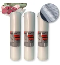 Comprar Bobina Saco 25x5 Rolo Refil Ranhura Seladora A Vácuo Gofrado
