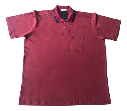 Camiseta Polo Plus Size Gola Diferenciada Masc Sangennaro