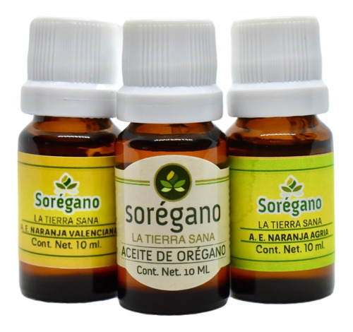 Sorégano|kit Aceite Esencial De Orégano Y 2 Cítricos Yucatán