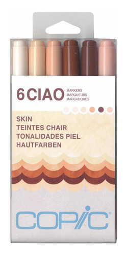 Copic Marker-juego De Rotuladores (6 Colores) Tonos Piel Tonos Piel