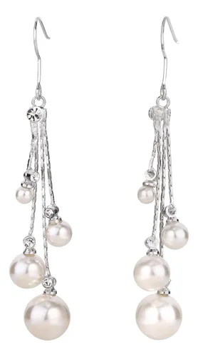 comprar Elequeen Pendientes Largos Con Gancho Para Mujer, Color Plat