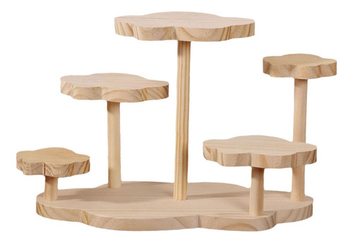 Soporte De Exhibición De Madera, Organizador De Soporte De