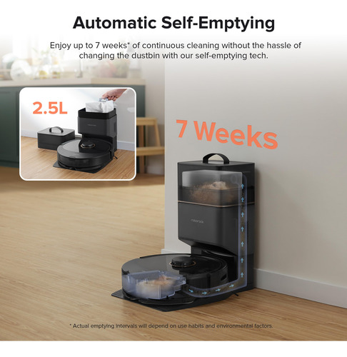 Robot Vacuum And Mop Roborock Q8 Max+ Self-emptying White