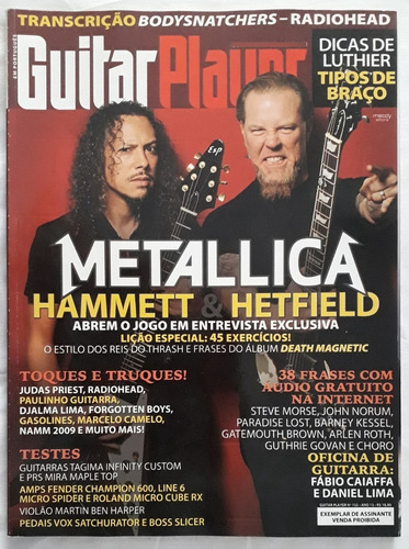 Guitar Player Nº 155 Metallica, Judas Priest, Radiohead