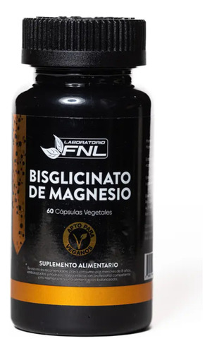 Bisglicinato De Magnesio 550mg 60 Cápsulas Fnl