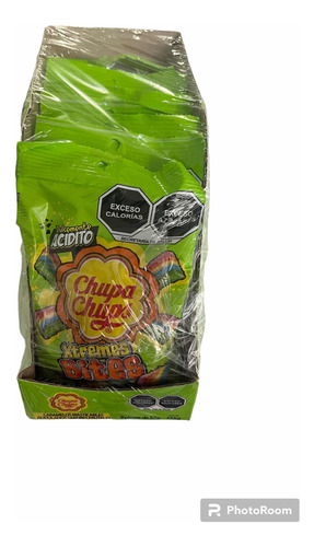 Chupa Chups Xtreme Bites Sabor Frutales 9pz