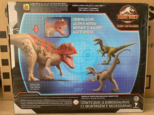Camp cretaceous ceratosaurus clash set sale