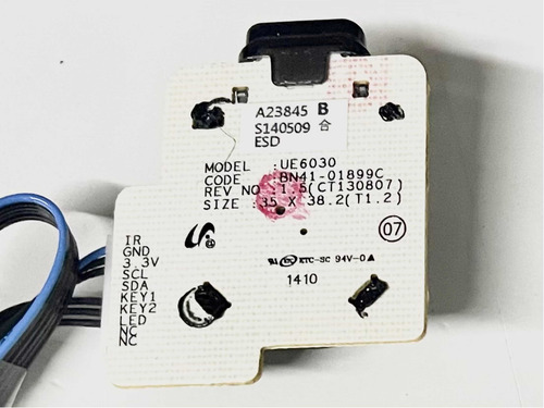 Imagen 2 de 2 de Botonera Y Accesorios Samsung Un32eh4003f Un32eh4003