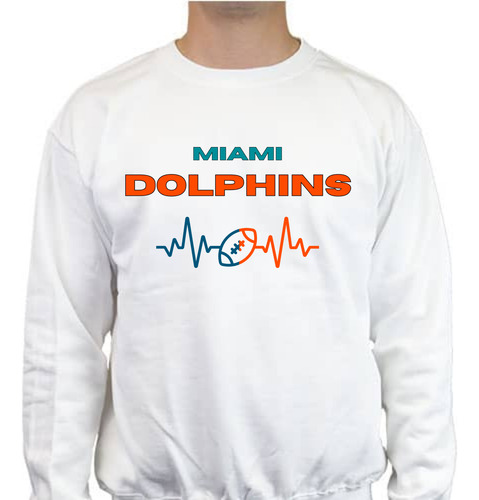 Sudadera Futbol Americano - Unisex - Miami Dolphins