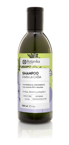 Shampoo Anticaida Botanika X350ml Apto Vegano