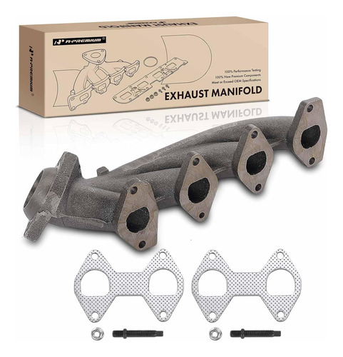 Kit Colector De Escape De Motor Derecho Con Junta, Espárrago