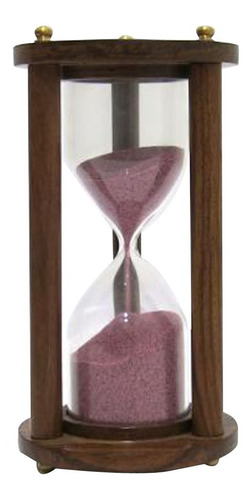 Imagen 2 de 3 de Reloj De Arena De Madera 5 Min 16 X 8
