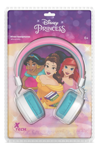 Audifonos Xtech Edicion Especial Disney Princesa Xth-d274ps Color Blanco