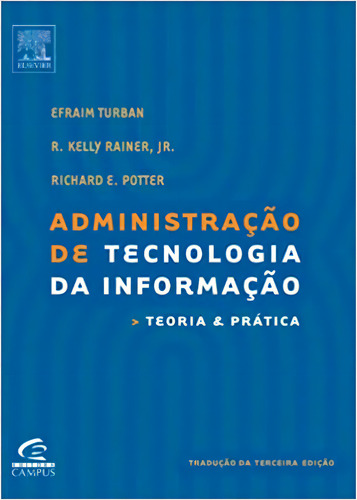 Administracao De Tecnologia Da Informacao: Teoria & Prática, De R. / Rainer Potter., Vol. 1. Editorial Campus, Tapa Mole, Edición Terceira Edição En Português, 2005