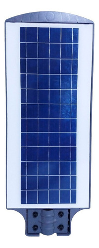 Lámpara Led Solar Para Exteriores Sensor De Movimiento 90w Color Gris