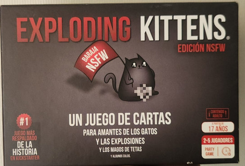 Exploding Kittens Nsfw Español Abierto Una Vez - Como Nuevo