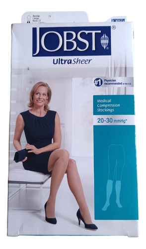 Medias De Compresión Jobst 20-30 Mmhg Talla L Rodilla Dama 