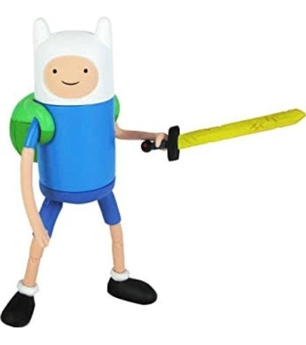 Figura Adventure Time - Finn Con Accesorios