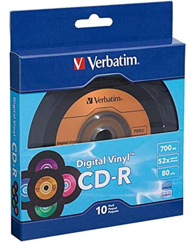 Verbatim Cdr 97935 80min 52x Con Superficie De Vinilo