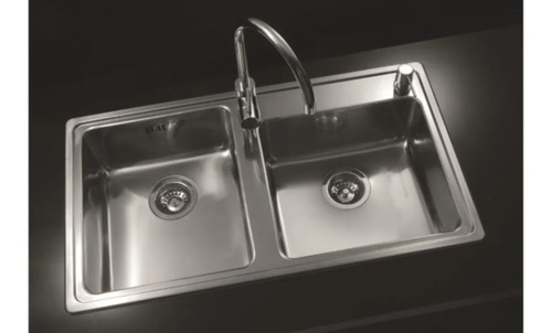 Pileta Bacha Mesada Cocina Q085 Ad Minimalista Rectang Promo
