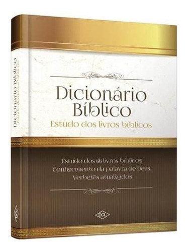 Dicionário Bìblico - Estudo Dos Livros Bíblicos / Dcl