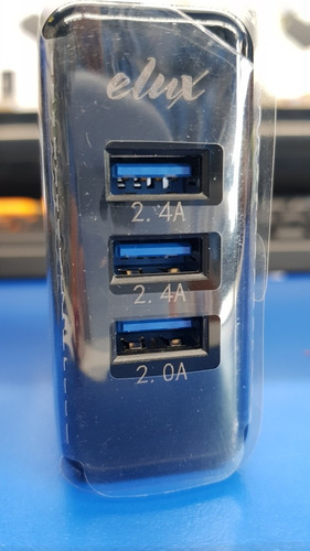 Cargador 3 Puertos Usb