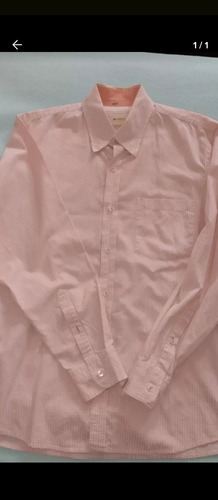 Camisa Rosa Hombre Manga Larga Talla Xl Marca Ac_sport
