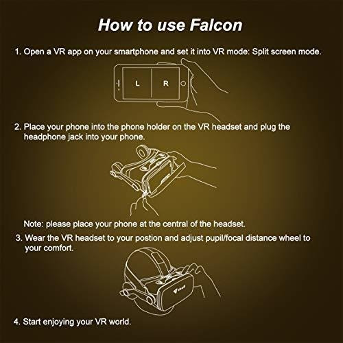 Veer Falcon Vr Auricular Con Controlador, Gafas De Realidad