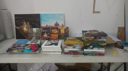 Imagen 3 de 7 de Cuadros Decorativos Personalizable En Lienzo Kit 2pz 30x30
