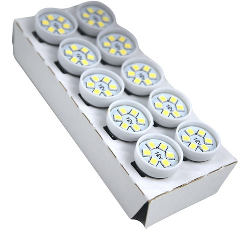 Imagem 8 de 10 de Lâmpada De Led 67 10 Watts 12v Branca Caixa Com 10 Unidades