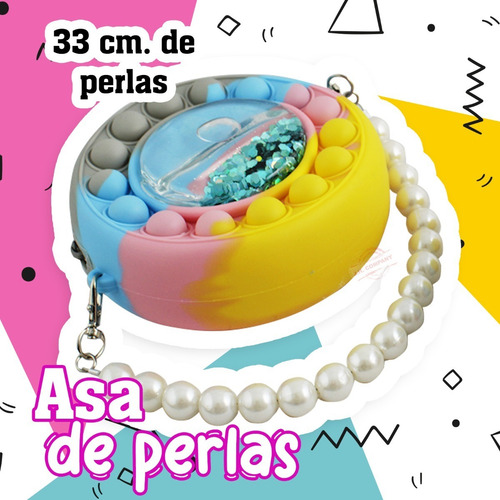 Bolsa De Mano Pop It Juguete Didactico Sensorial Niña Spgj02