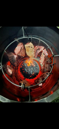 Imagen 2 de 8 de Barril Peruano Pequeño Parrilla Ahumador Asador Al Carbon