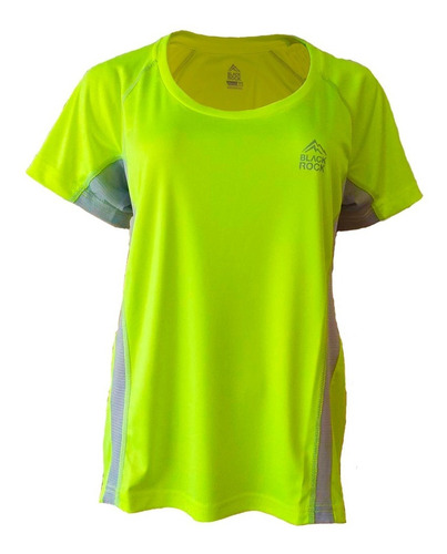 Remera Running Mujer Black Rock