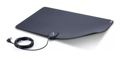 Antena Slim Digital Tv Uhf Vhf Hd Fm Super Fina Compacta