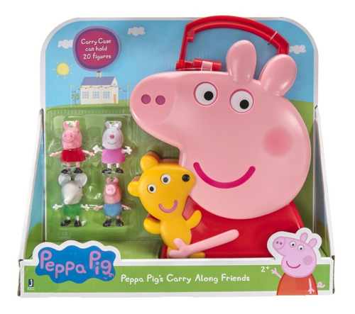 Bolso Estuche Peppa Pig Con Figuras 