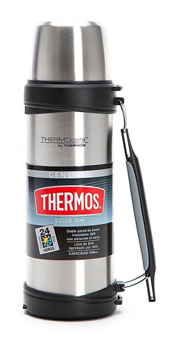 Termo Thermos Original 1 Litro Acero Inoxidable 24hs Cebador