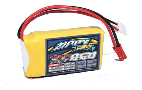 Bateria Lipo 850mah 7.4v 2s 25c Zippy Compac Dron Robotica 