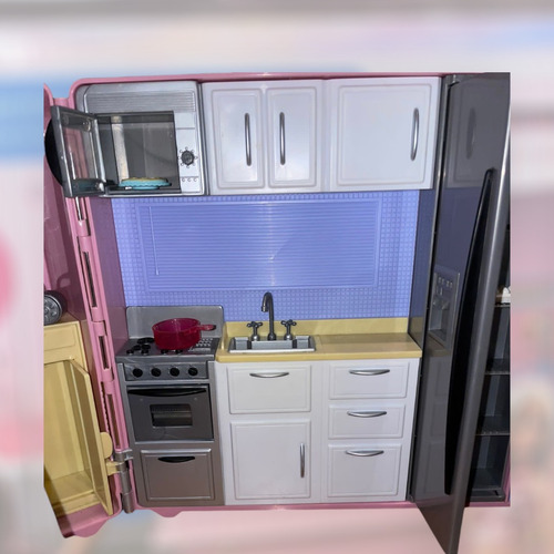 Barbie Camper De Lujo Color Rosa (Usado)