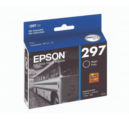 Cartucho Epson T297 Negro Original Xp 231-xp 431 T297120