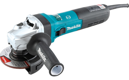 Esmeril Angular De 4.1/2 Makita 1.900w Sjs Ii Hombre Muerto Color Turquesa Frecuencia 50 Hz / 60 Hz