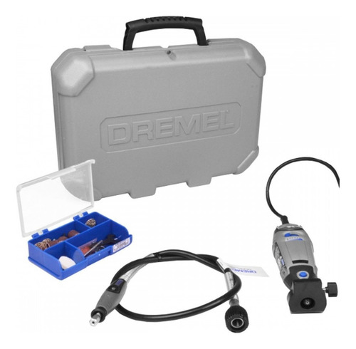 Minitorno Dremel 3000 Kit 30 Accesorios + 2 Aditamientos